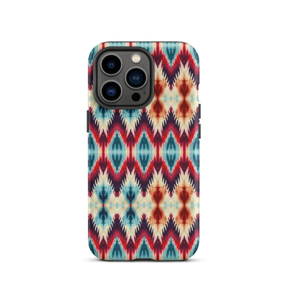 Indonesian Ikat Tough MagSafe iPhone® Case - The Global Wanderer