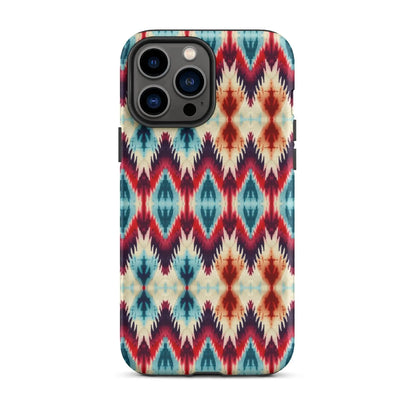 Indonesian Ikat Tough MagSafe iPhone® Case - The Global Wanderer