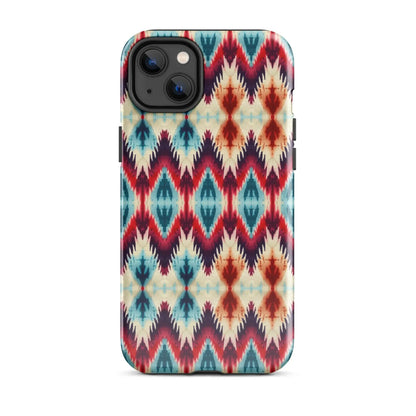 Indonesian Ikat Tough MagSafe iPhone® Case - The Global Wanderer