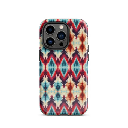 Indonesian Ikat Tough MagSafe iPhone® Case - The Global Wanderer