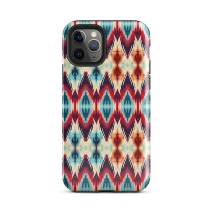 Indonesian Ikat Tough MagSafe iPhone® Case - The Global Wanderer