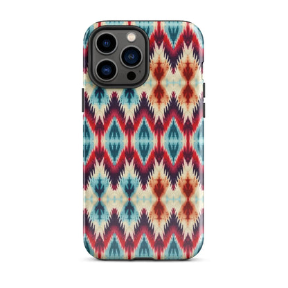 Indonesian Ikat Tough MagSafe iPhone® Case - The Global Wanderer