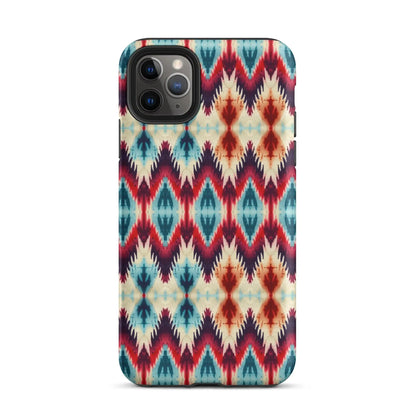 Indonesian Ikat Tough MagSafe iPhone® Case - The Global Wanderer