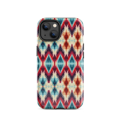 Indonesian Ikat Tough MagSafe iPhone® Case - The Global Wanderer