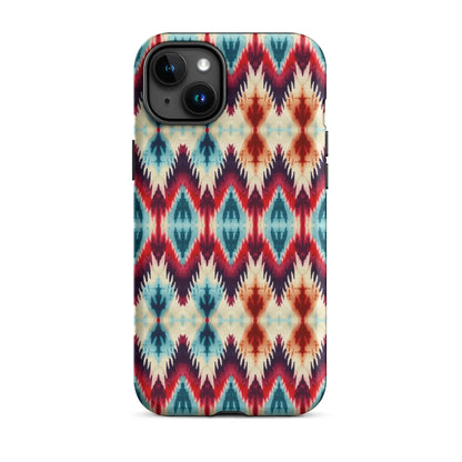 Indonesian Ikat Tough MagSafe iPhone® Case - The Global Wanderer