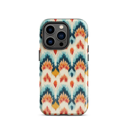 Indonesian Ikat Tough MagSafe iPhone® Case - The Global Wanderer