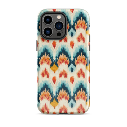 Indonesian Ikat Tough MagSafe iPhone® Case - The Global Wanderer