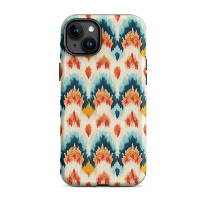 Indonesian Ikat Tough MagSafe iPhone® Case - The Global Wanderer