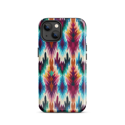 Indonesian Ikat Tough MagSafe iPhone® Case - The Global Wanderer