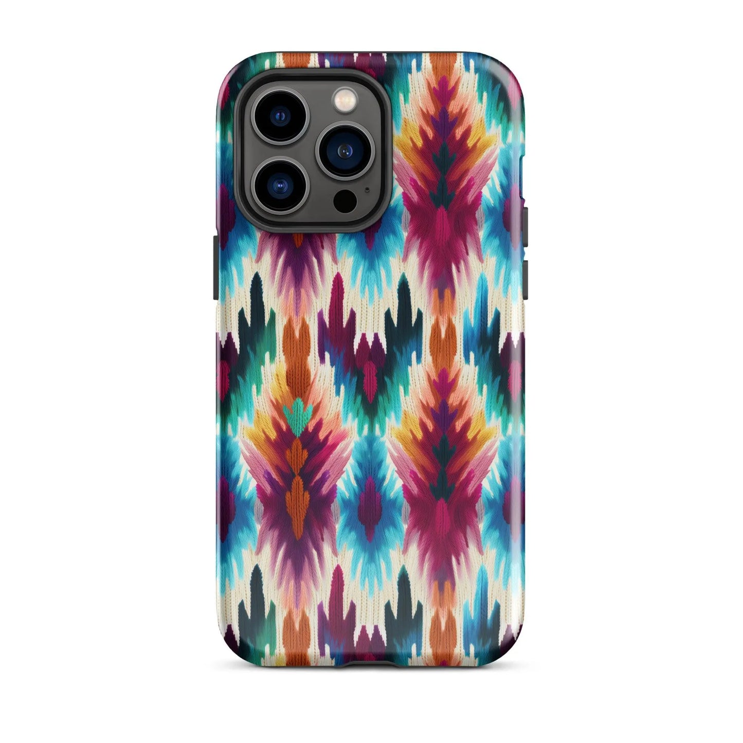 Indonesian Ikat Tough MagSafe iPhone® Case - The Global Wanderer