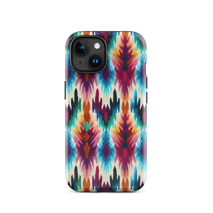 Indonesian Ikat Tough MagSafe iPhone® Case - The Global Wanderer