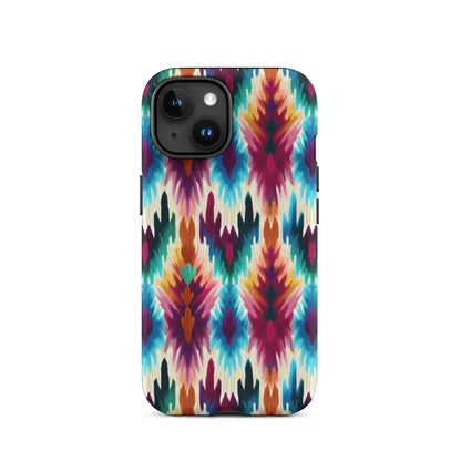 Indonesian Ikat Tough MagSafe iPhone® Case - The Global Wanderer