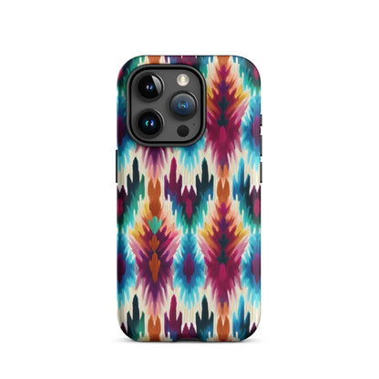 Indonesian Ikat Tough MagSafe iPhone® Case - The Global Wanderer