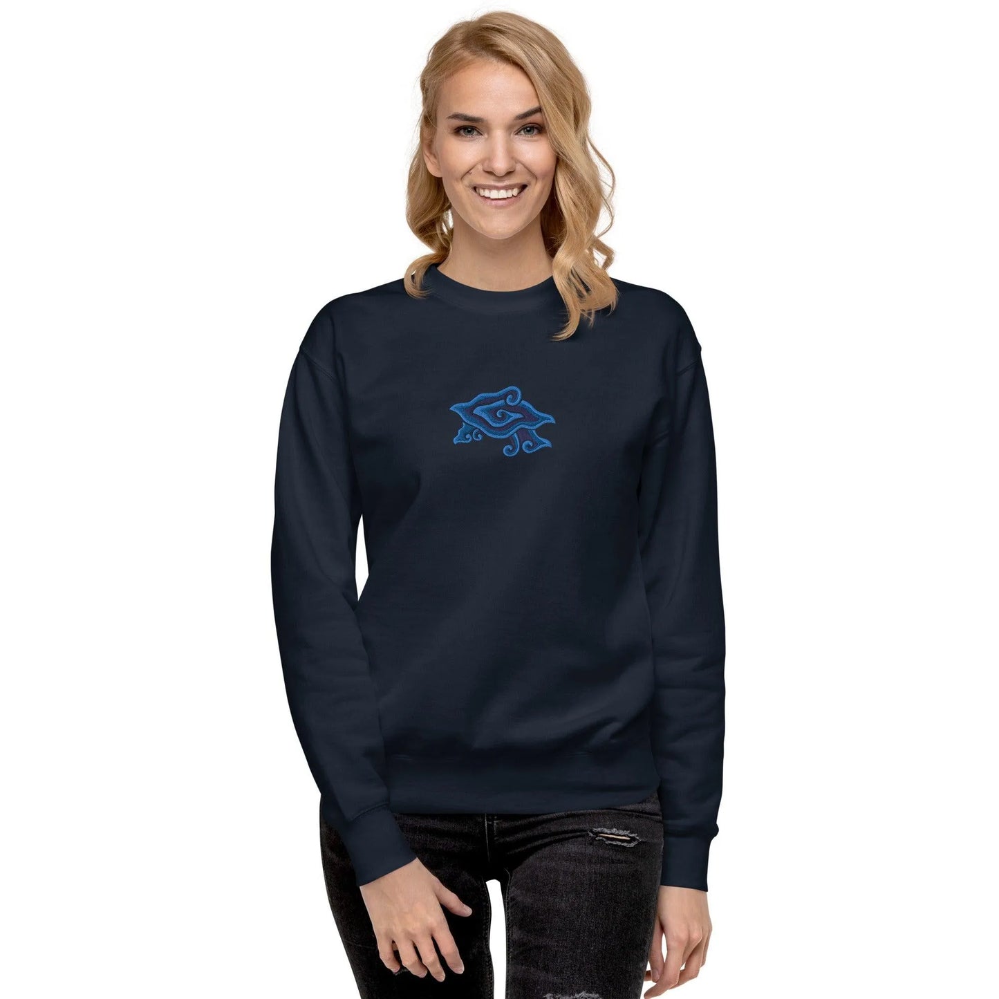 Indonesian Mendung Embroidered Sweatshirt - The Global Wanderer