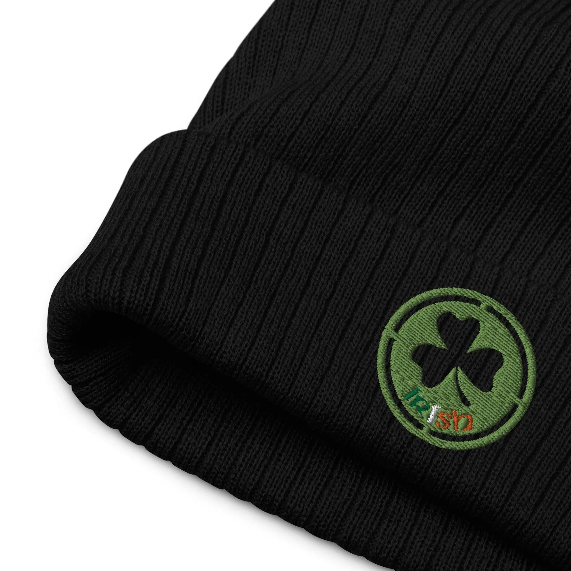 Irish Shamrock Embroidered Beanie - 3 Leaf - The Global Wanderer