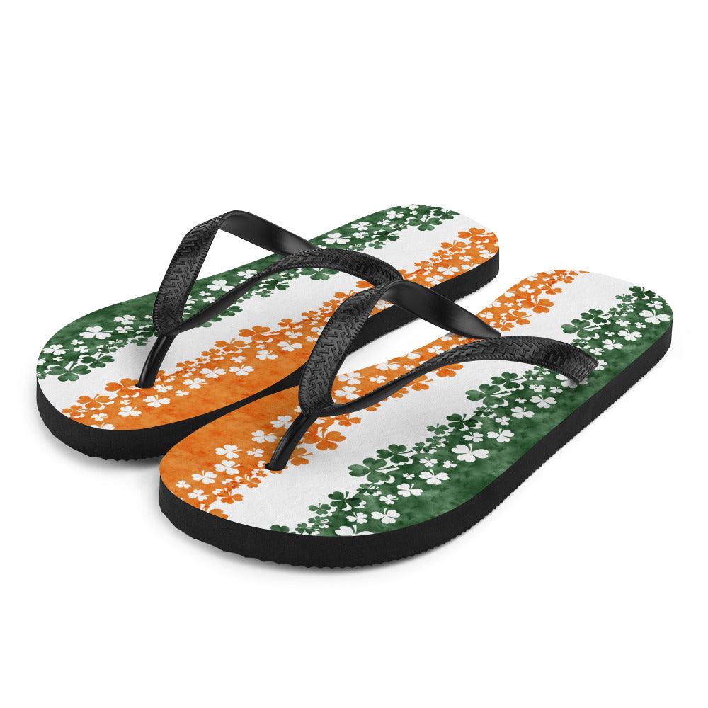 Irish Shamrock Flip Flops - The Global Wanderer
