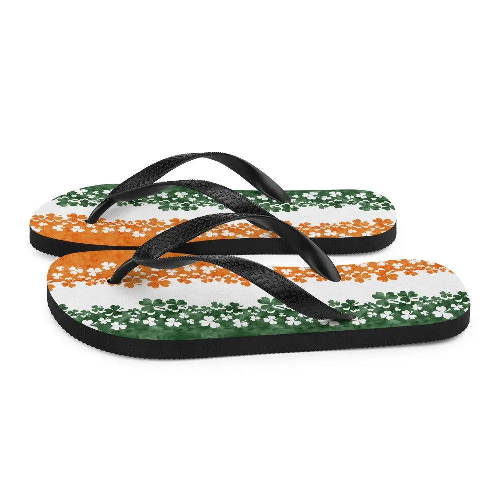 Irish Shamrock Flip Flops - The Global Wanderer