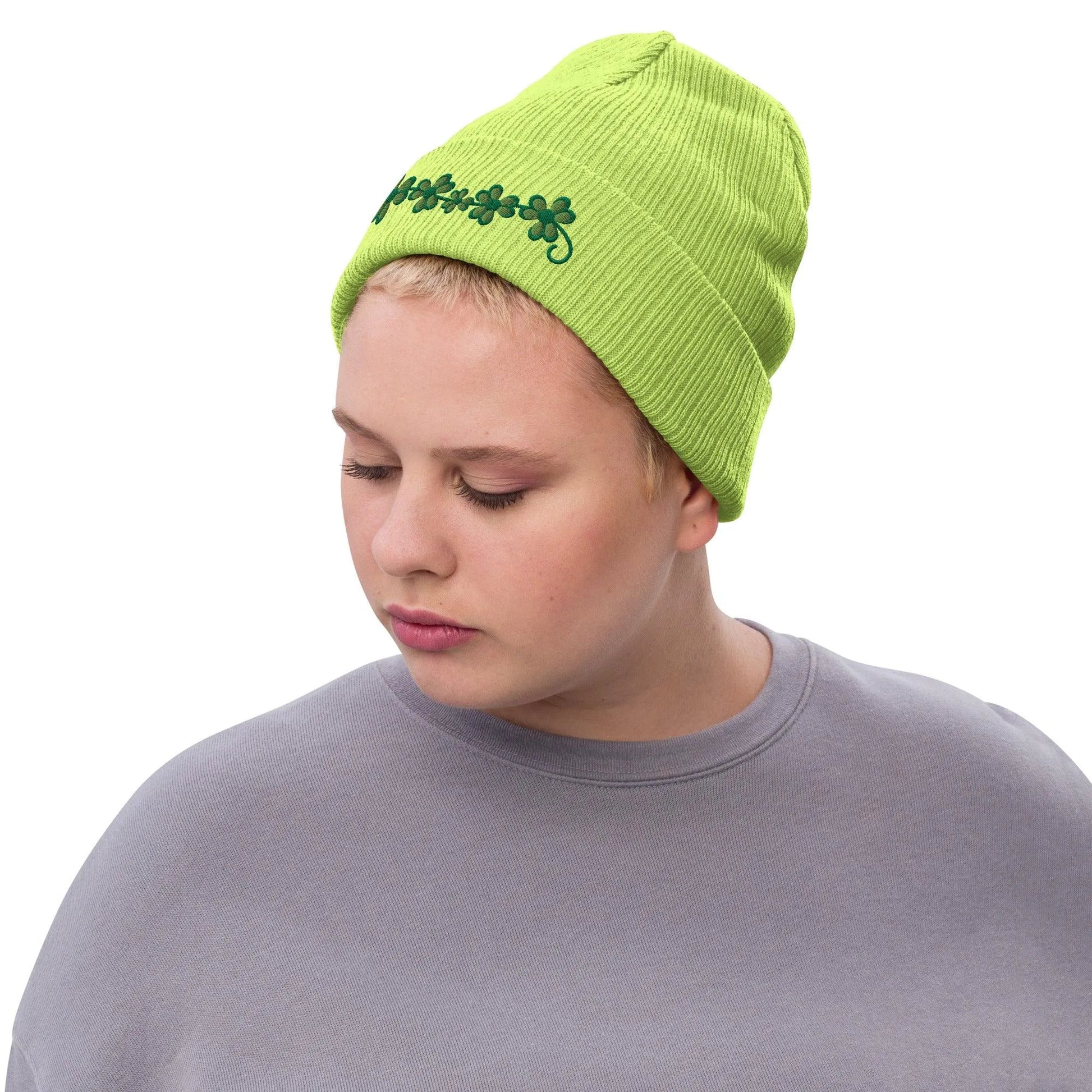 Irish Shamrock Garden Beanie - The Global Wanderer