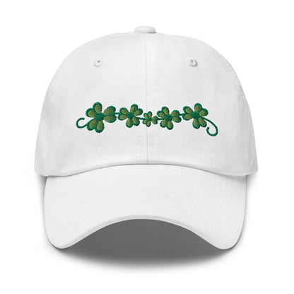 Irish Shamrock Garden Embroidered Dad Hat - The Global Wanderer