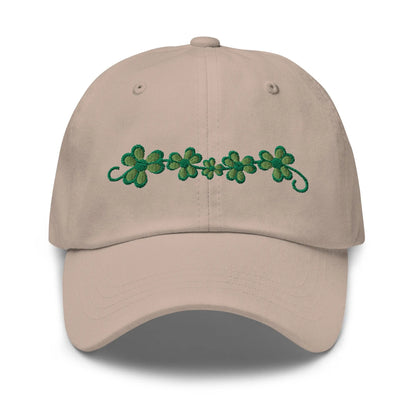 Irish Shamrock Garden Embroidered Dad Hat - The Global Wanderer