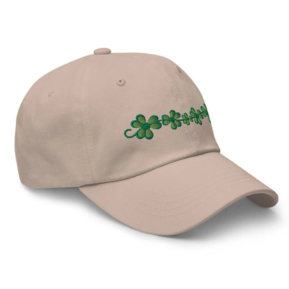 Irish Shamrock Garden Embroidered Dad Hat - The Global Wanderer