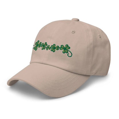 Irish Shamrock Garden Embroidered Dad Hat - The Global Wanderer