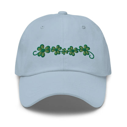 Irish Shamrock Garden Embroidered Dad Hat - The Global Wanderer