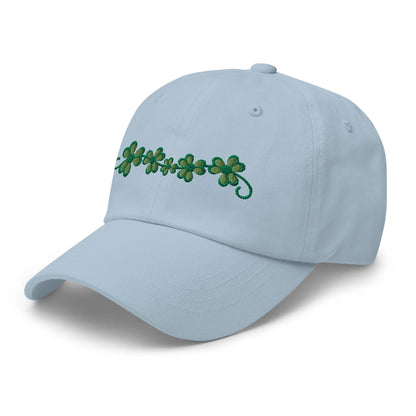 Irish Shamrock Garden Embroidered Dad Hat - The Global Wanderer