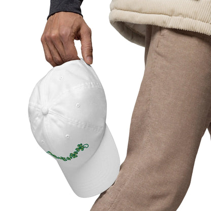 Irish Shamrock Garden Embroidered Dad Hat - The Global Wanderer