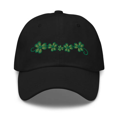 Irish Shamrock Garden Embroidered Dad Hat - The Global Wanderer