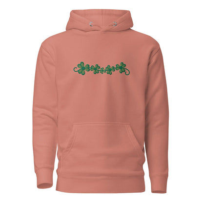 Irish Shamrock Garden Embroidered Hoodie - The Global Wanderer