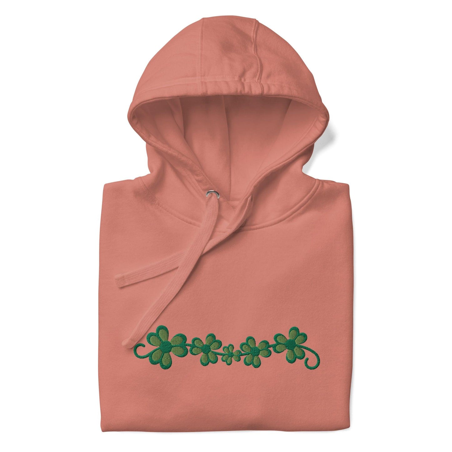 Irish Shamrock Garden Embroidered Hoodie - The Global Wanderer
