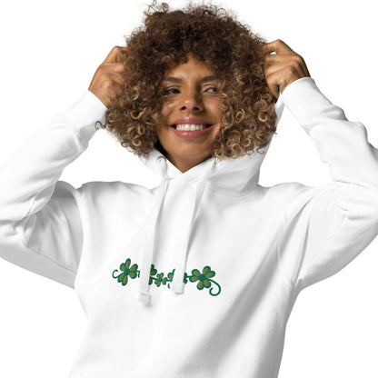 Irish Shamrock Garden Embroidered Hoodie - The Global Wanderer