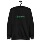 Irish Shamrock Garden Embroidered Sweatshirt - The Global Wanderer