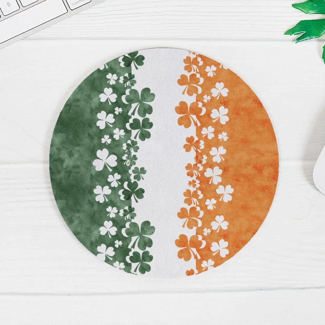 Irish Shamrock Mouse Pad - The Global Wanderer