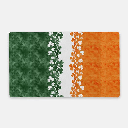 Irish Shamrock Print Desk Mat - The Global Wanderer