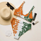 Irish Shamrock Recycled High-Waisted Bikini - The Global Wanderer