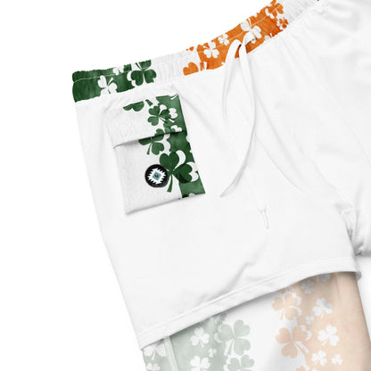 Irish Shamrock Recycled Men's Swim Trunks - The Global Wanderer