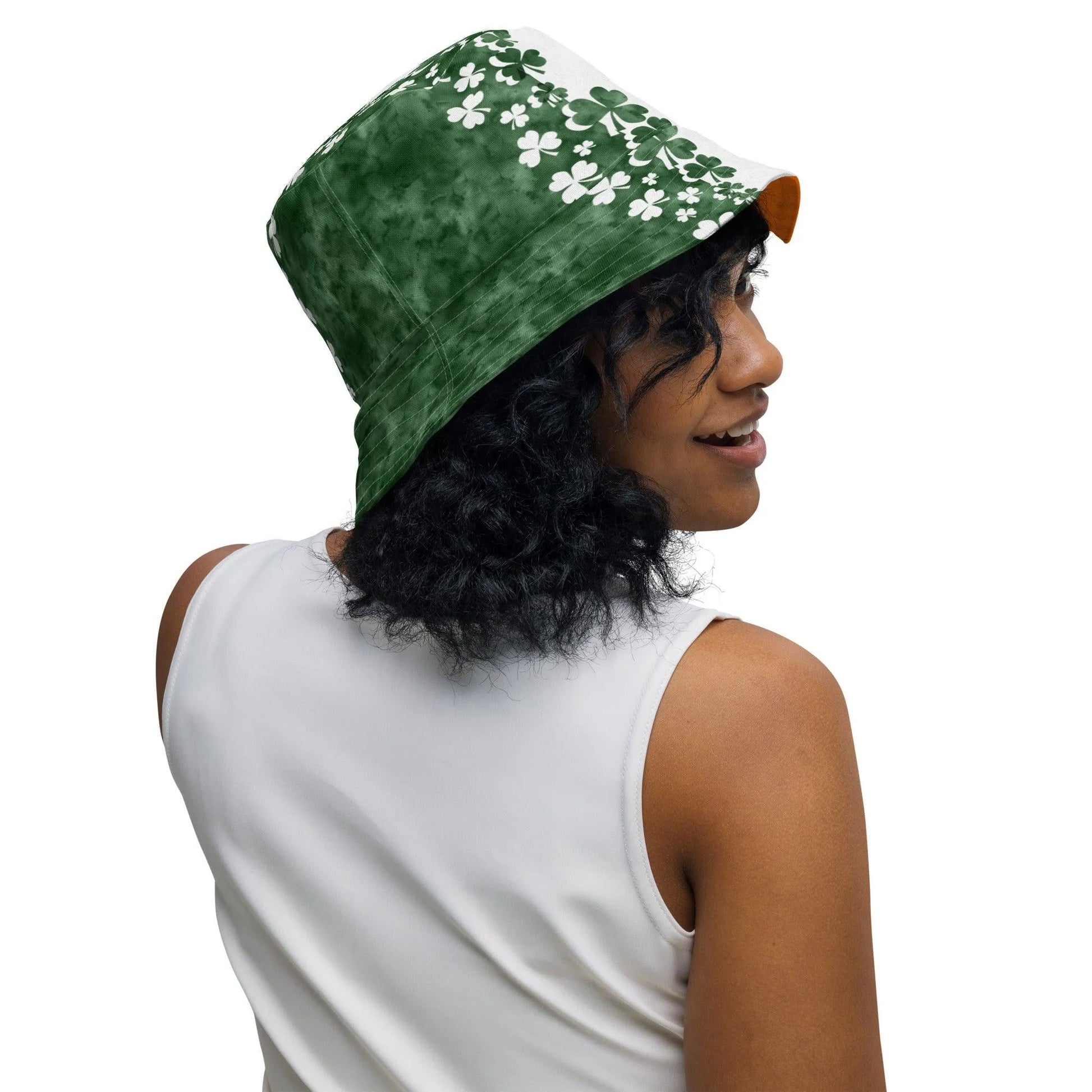 Irish Shamrock Reversible Bucket Hat - The Global Wanderer