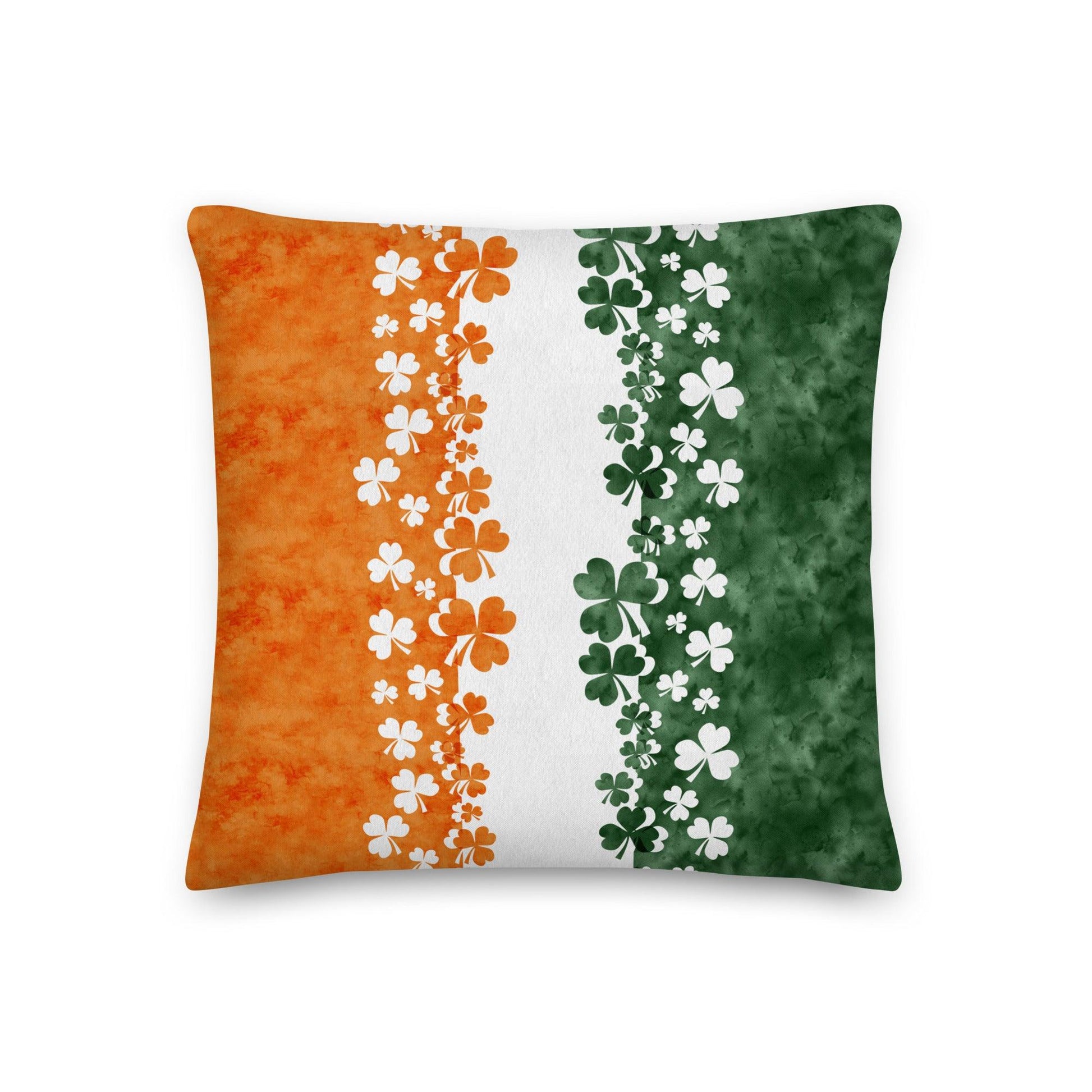 Irish Shamrock Throw Pillow - The Global Wanderer