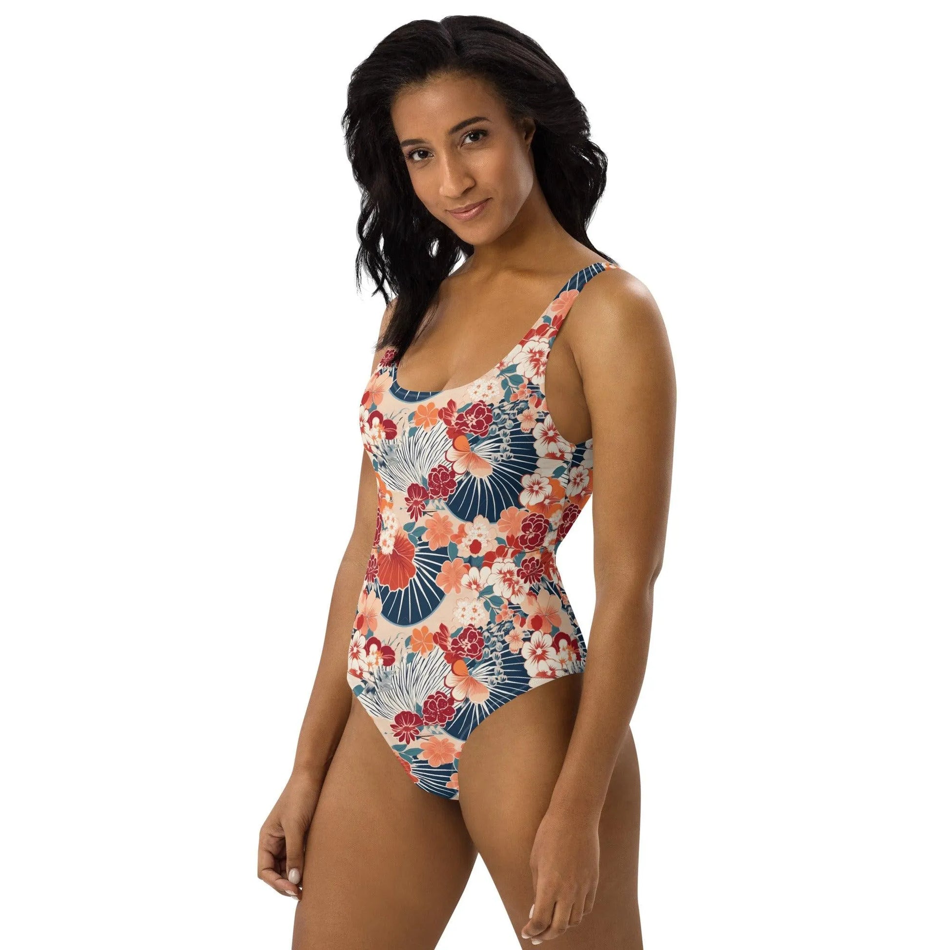 Japanese Origami One-Piece Swimsuit - The Global Wanderer