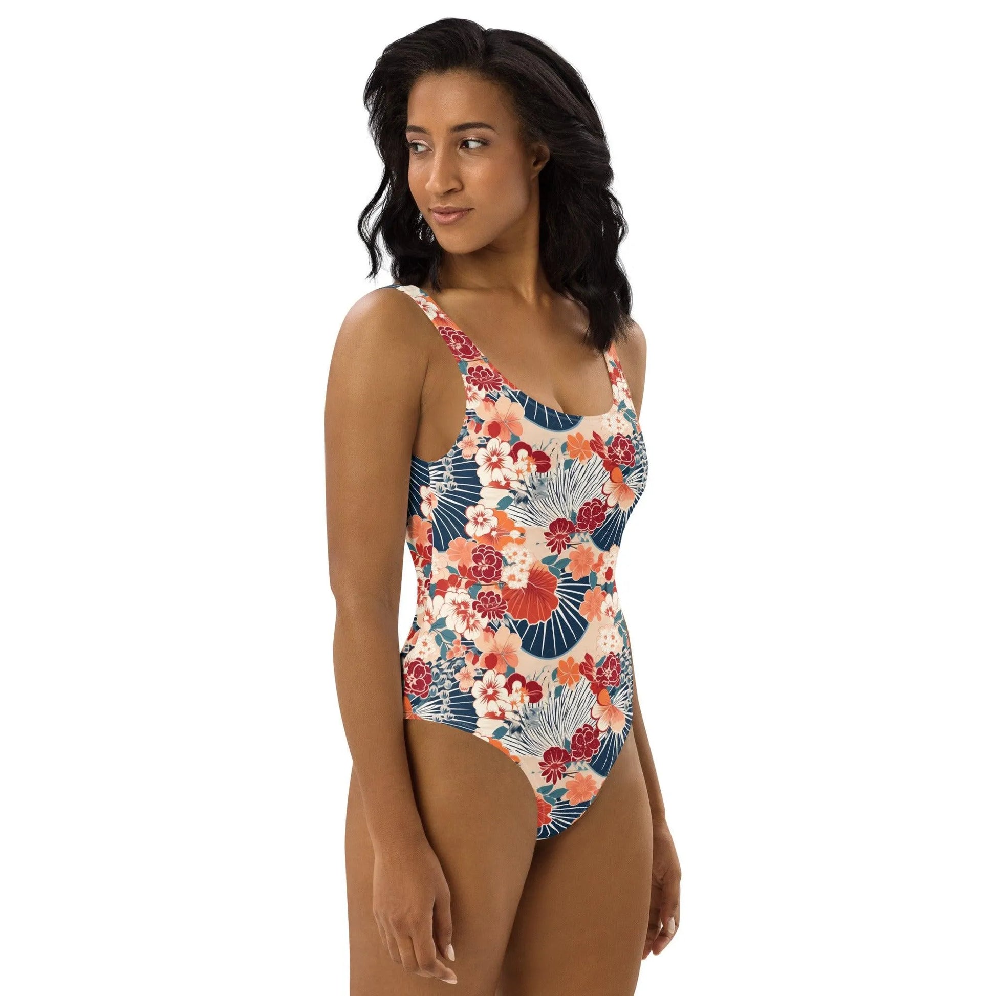 Japanese Origami One-Piece Swimsuit - The Global Wanderer