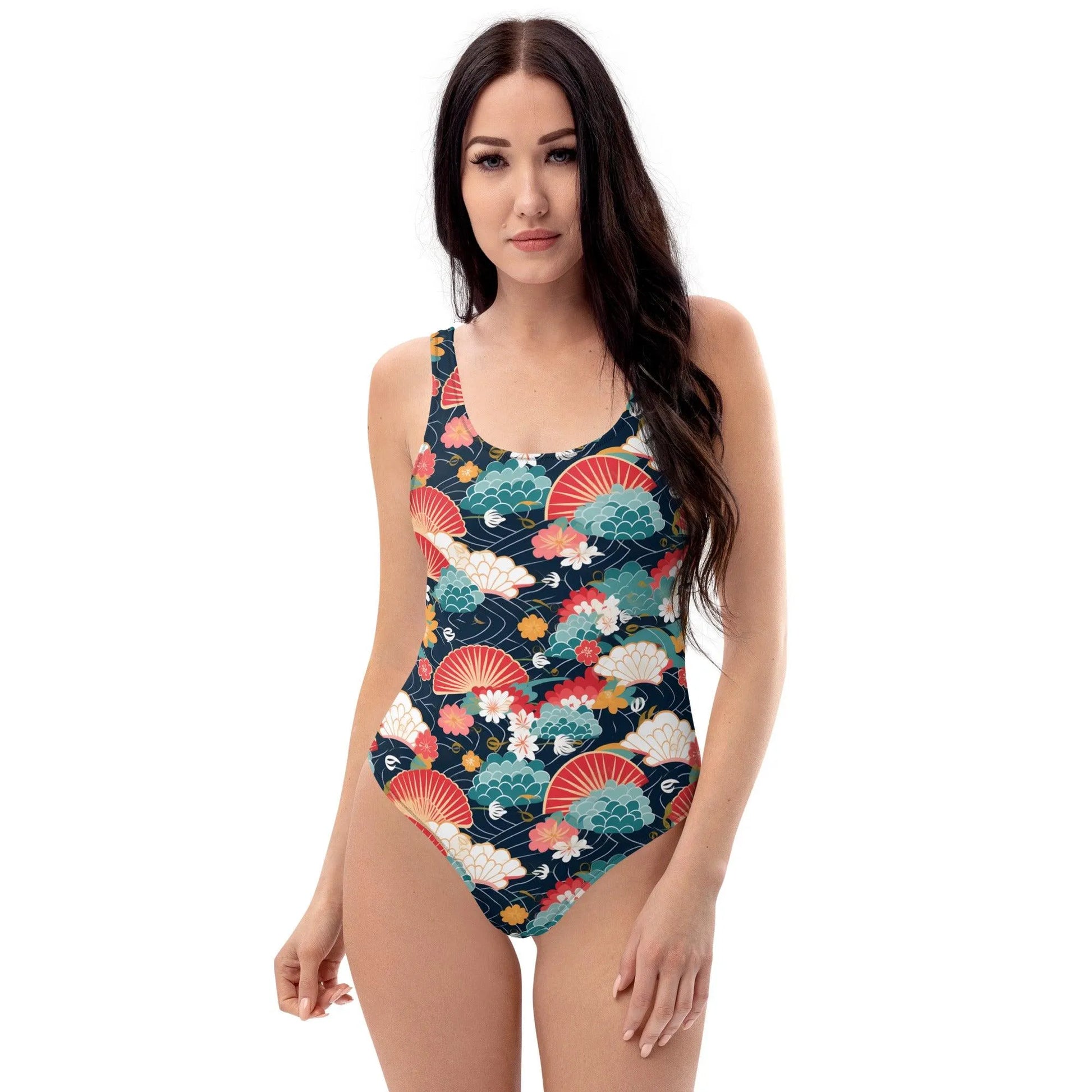 Japanese Origami One-Piece Swimsuit - The Global Wanderer