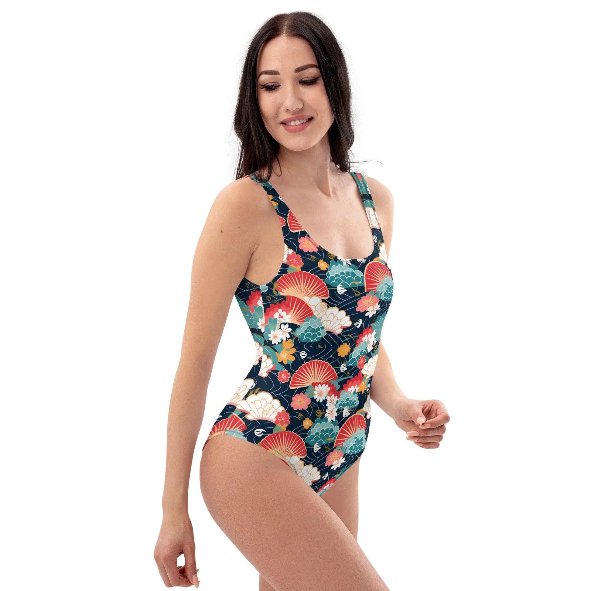 Japanese Origami One-Piece Swimsuit - The Global Wanderer