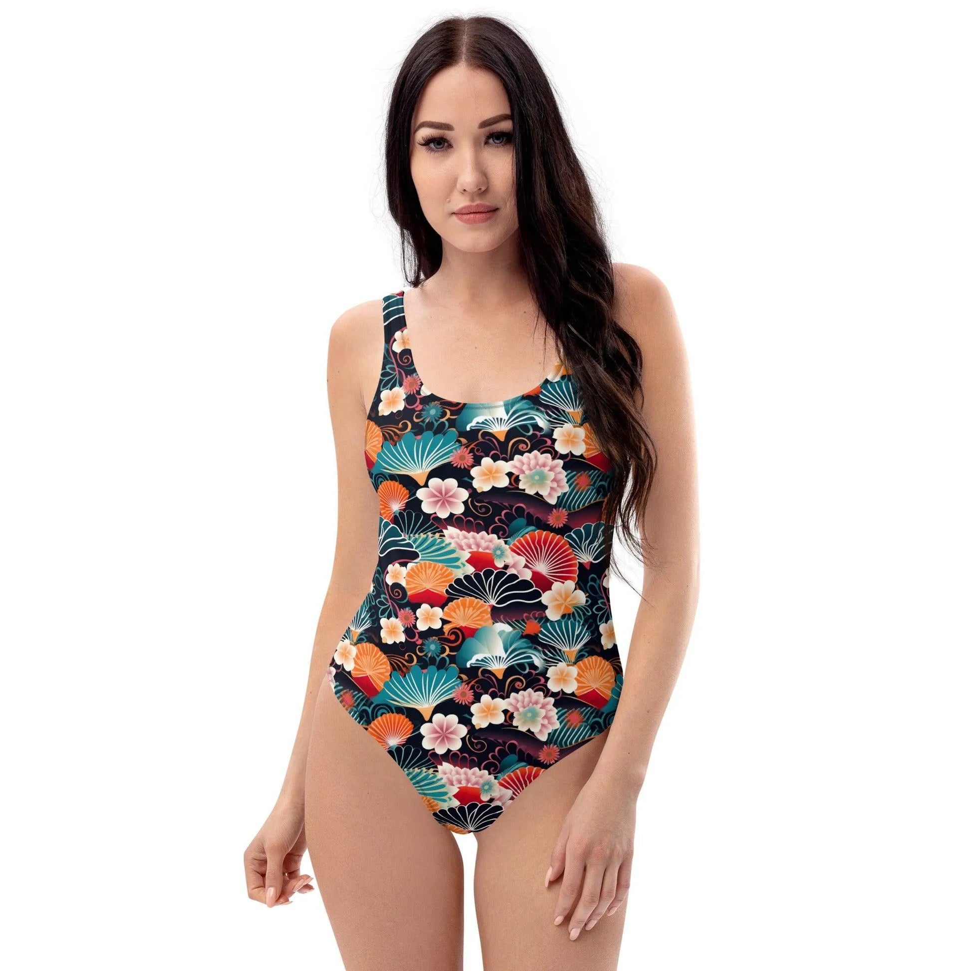 Japanese Origami One-Piece Swimsuit - The Global Wanderer