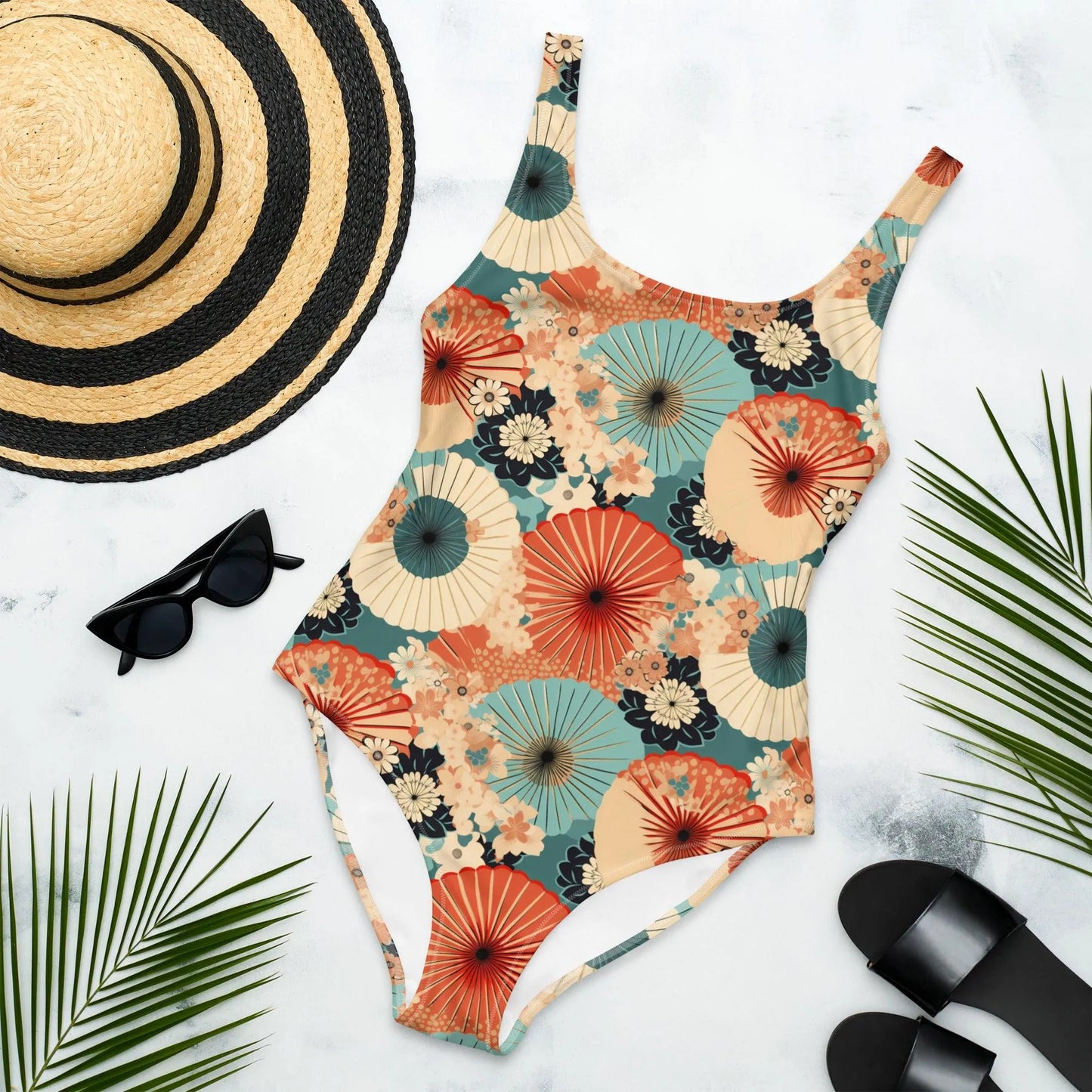 Japanese Origami One-Piece Swimsuit - The Global Wanderer