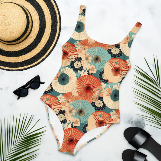 Japanese Origami One-Piece Swimsuit - The Global Wanderer