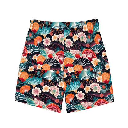 Japanese Origami Recycled Men's Swim Trunks - The Global Wanderer