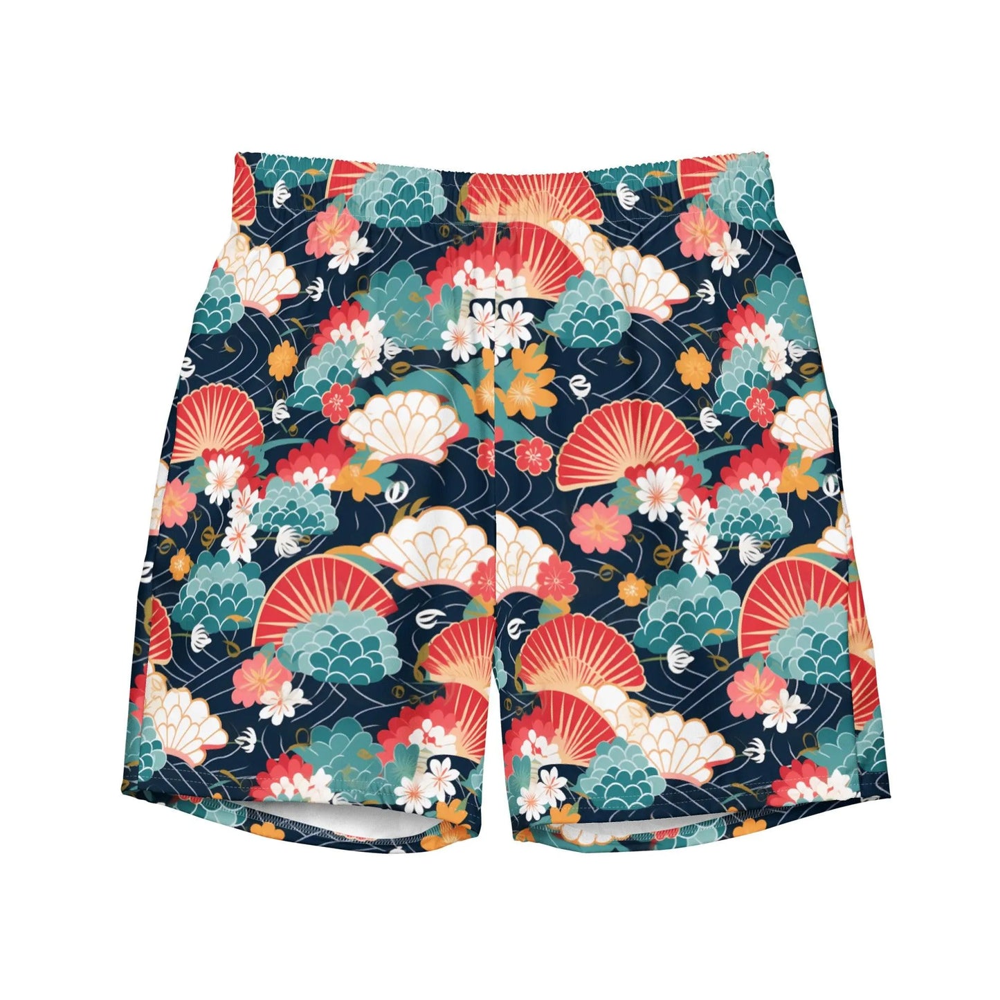 Japanese Origami Recycled Men's Swim Trunks - The Global Wanderer