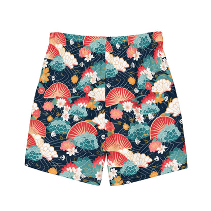 Japanese Origami Recycled Men's Swim Trunks - The Global Wanderer